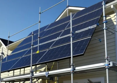 Scaffolding for Solar Projects