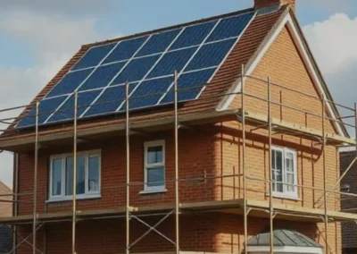 Scaffolding for Solar Projects