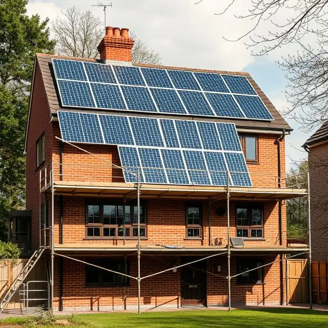 Scaffolding for Solar Projects