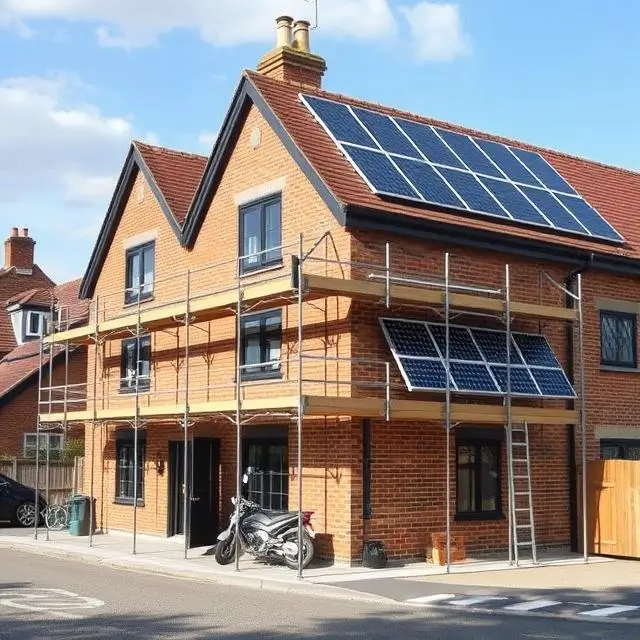 Scaffolding for Solar Projects