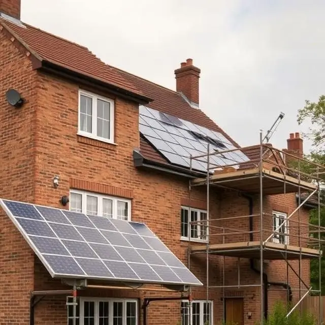 Scaffolding for Solar Projects